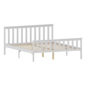 Milan Wooden Bed, High Foot