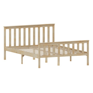 Milan Wooden Bed, High Foot