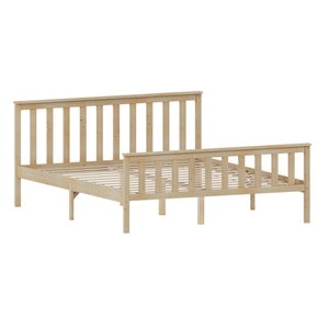 Milan Wooden Bed, High Foot