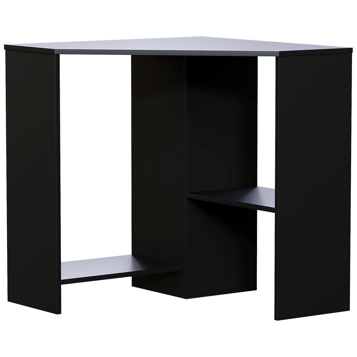 Hetton Corner Computer Desk - Black