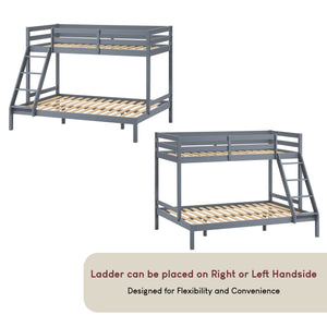 Sydney Triple Sleeper Bunk Bed - Grey