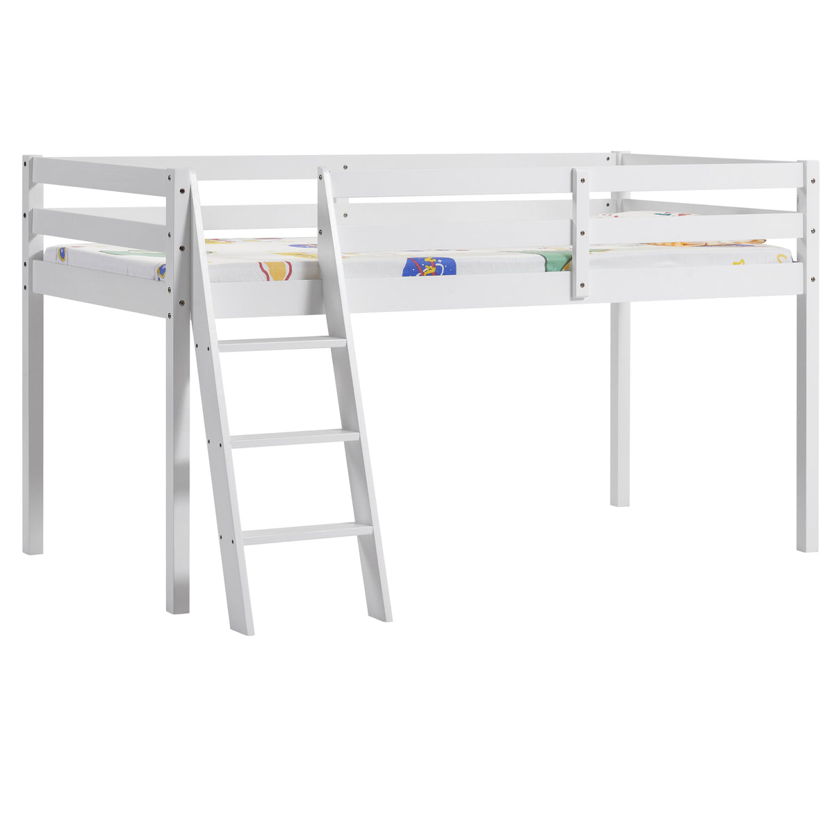 Sydney High Bunk Bed - White