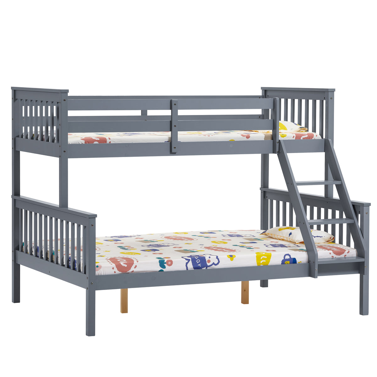 Milan Triple Sleeper Bunk Bed - Grey