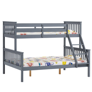 Milan Triple Sleeper Bunk Bed - Grey
