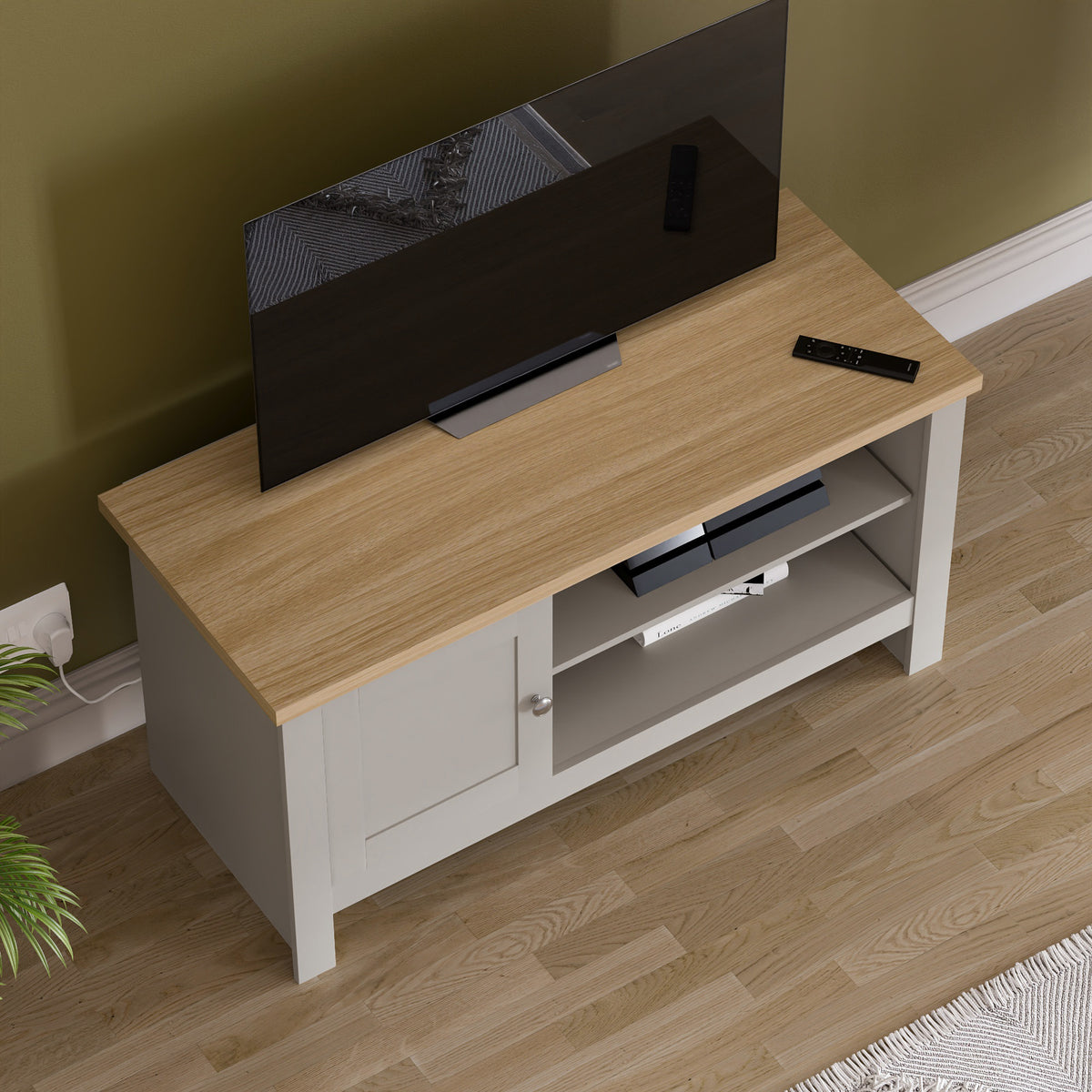 Arlington 1-Door TV Unit - Grey