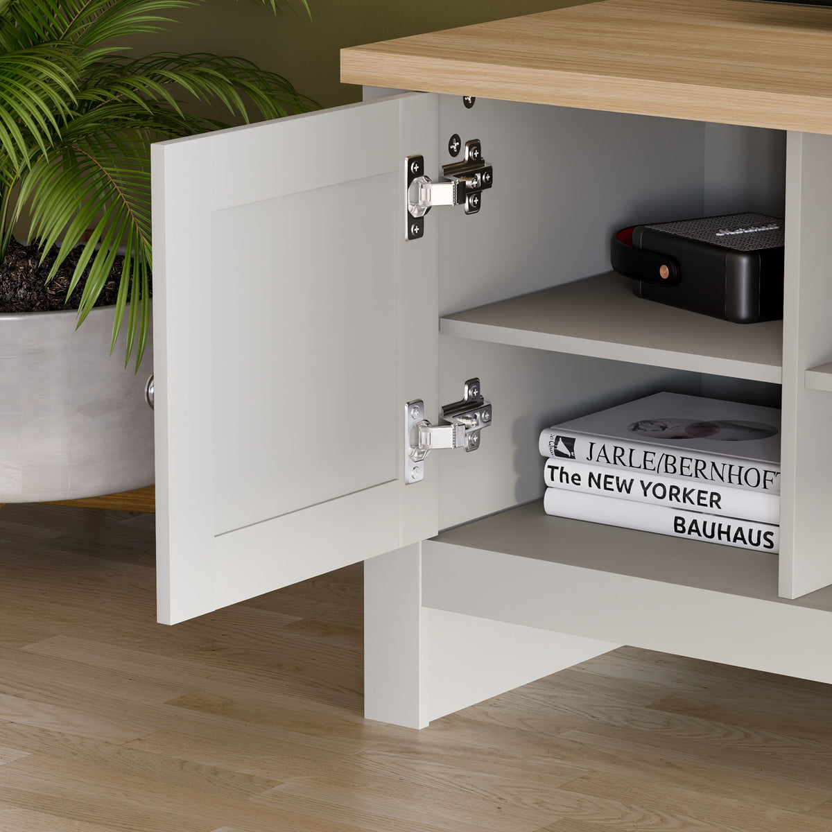 Arlington 1-Door TV Unit - Grey