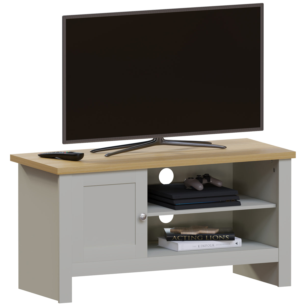 Arlington 1-Door TV Unit - Grey