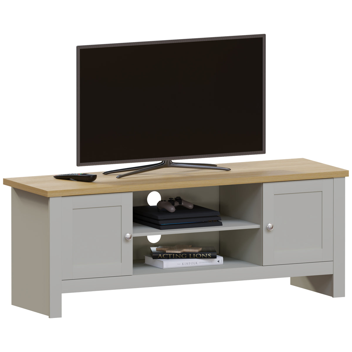 Arlington 2-Door TV Unit - Grey
