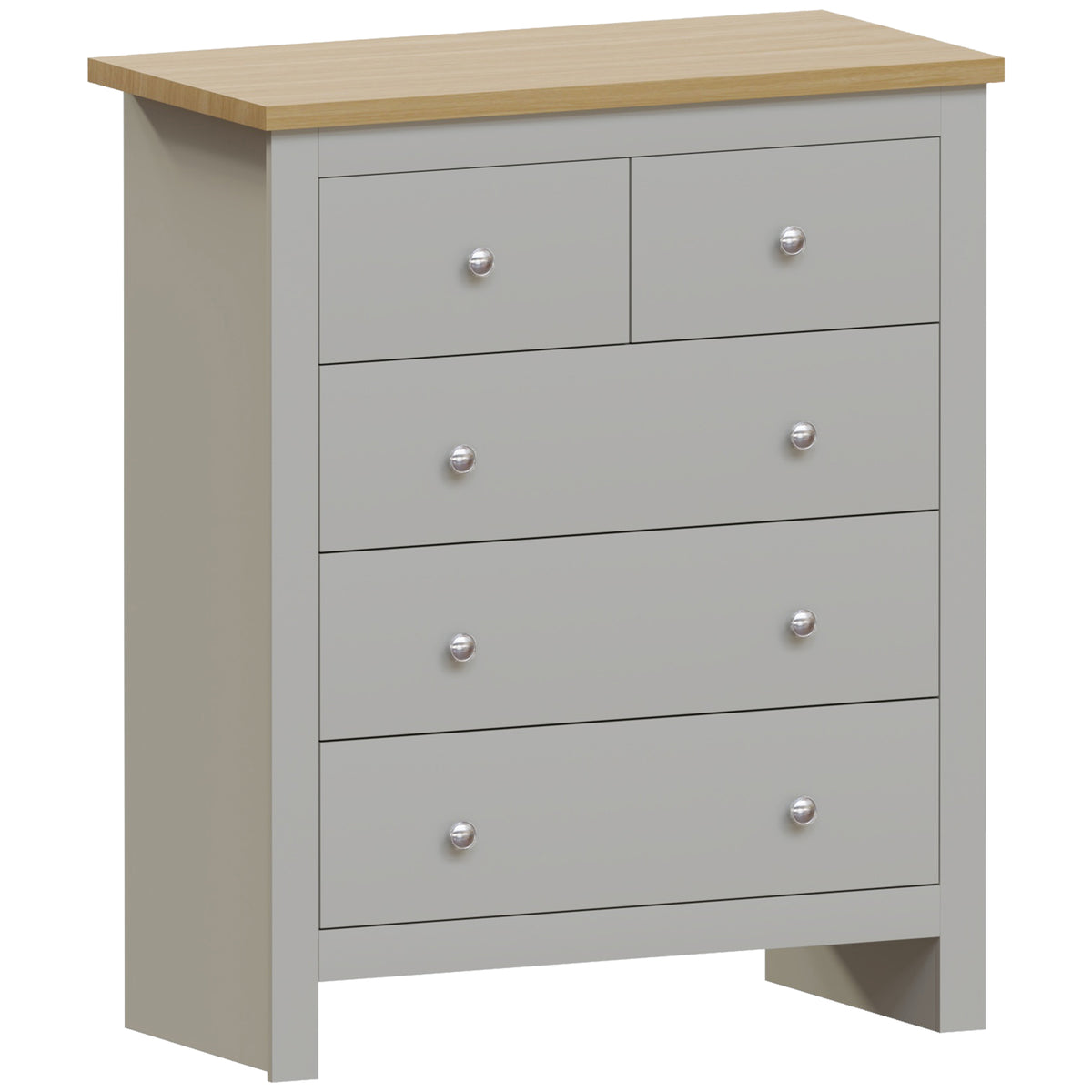Arlington 5-Drawer Chest - Grey