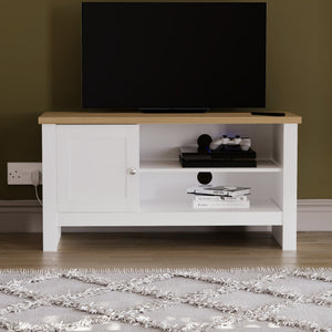 Arlington 1-Door TV Unit - White