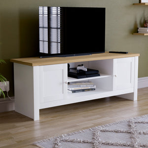 Arlington 2-Door TV Unit - White
