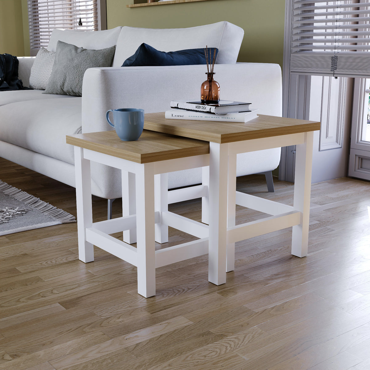 Arlington Nest Of Tables - White