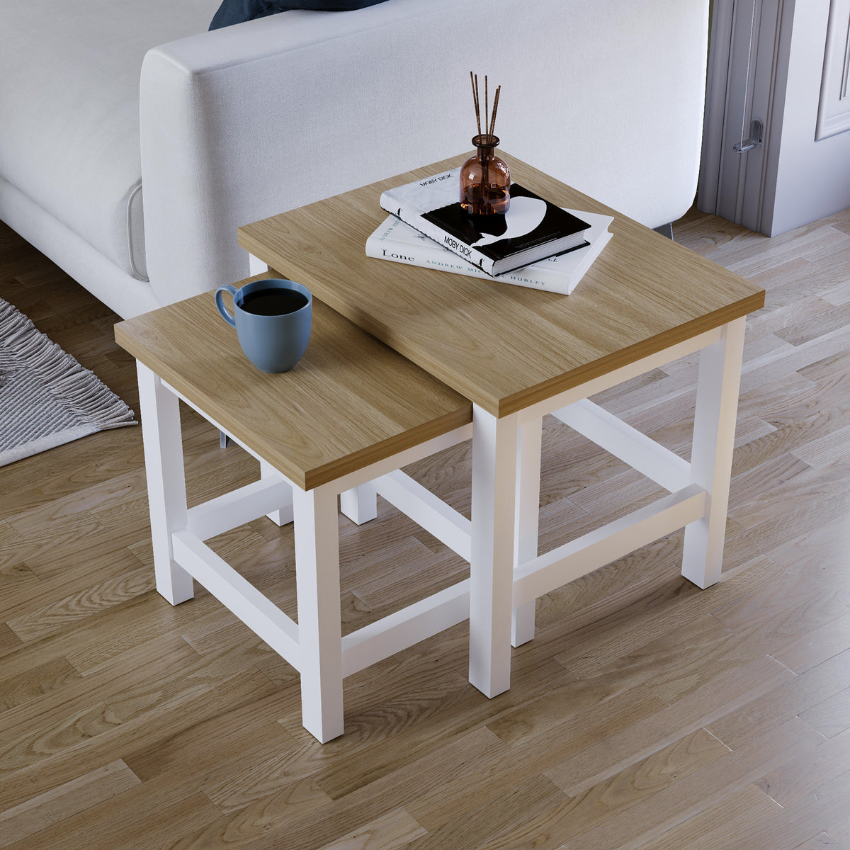 Arlington Nest Of Tables - White