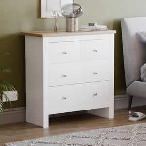 Arlington 4-Drawer Chest - White
