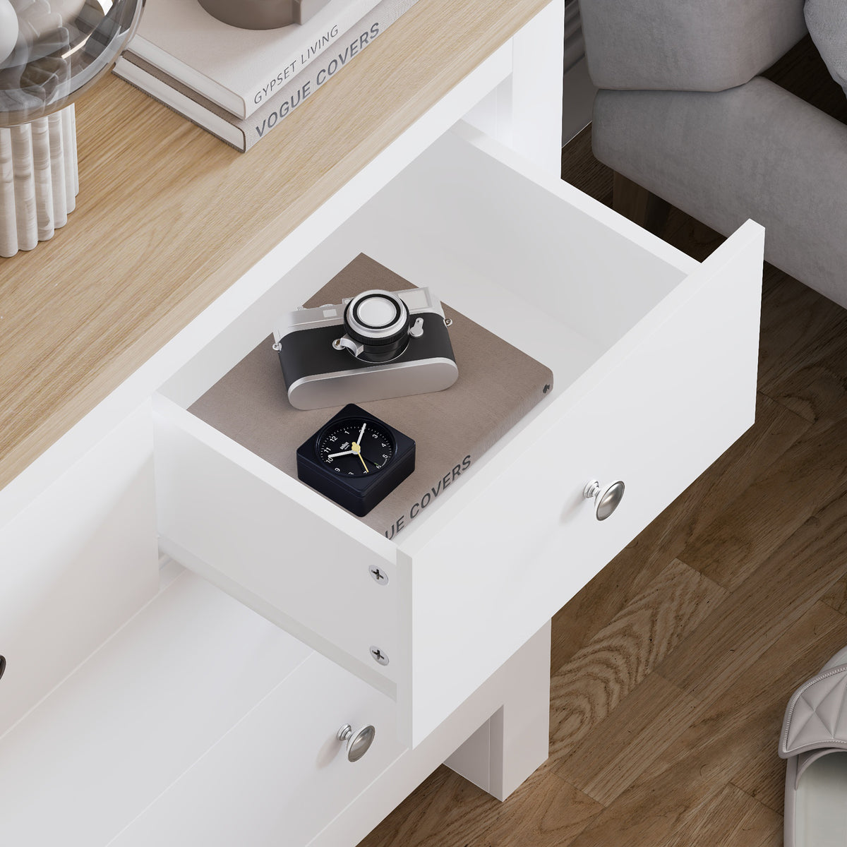 Arlington 4-Drawer Chest - White