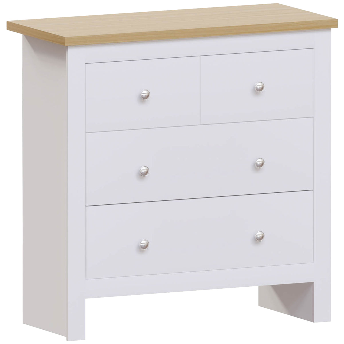 Arlington 4-Drawer Chest - White