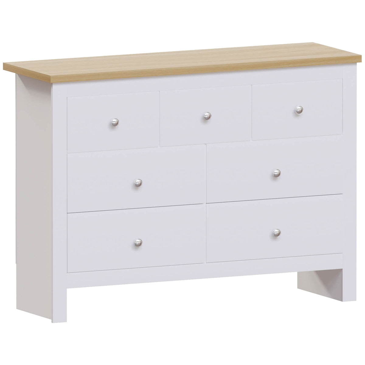 Arlington 7-Drawer Chest - White