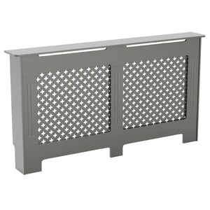 Oxford Radiator Cover - Grey, Large, Modern Design
