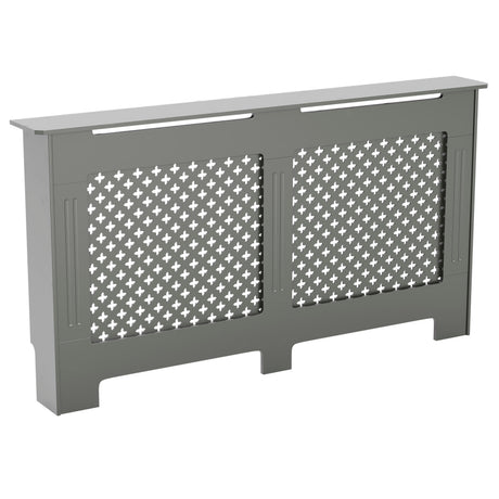 Oxford Radiator Cover - Grey, Large, Modern Design
