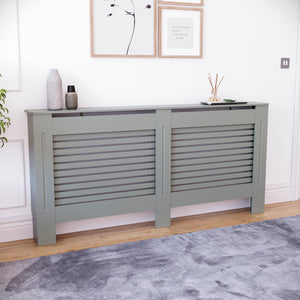 Milton Radiator Cover - Grey, Extra Large