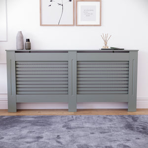 Milton Radiator Cover - Grey, Extra Large