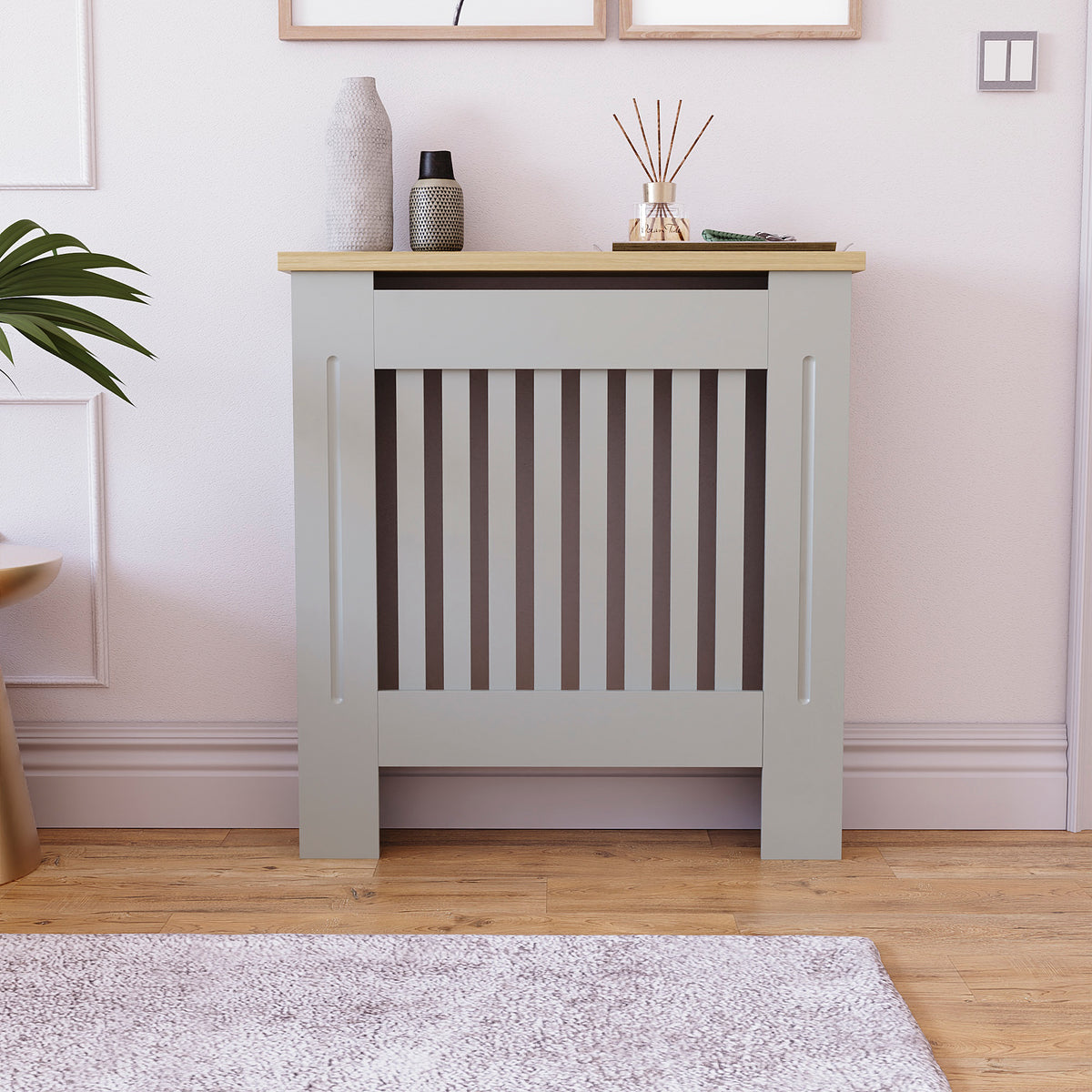 Arlington Radiator Cover - Grey, Small