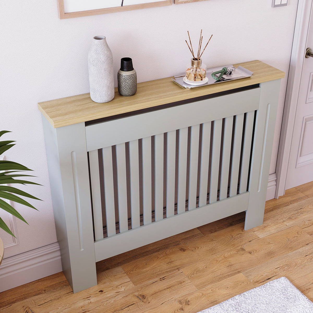 Arlington Radiator Cover - Grey, Medium