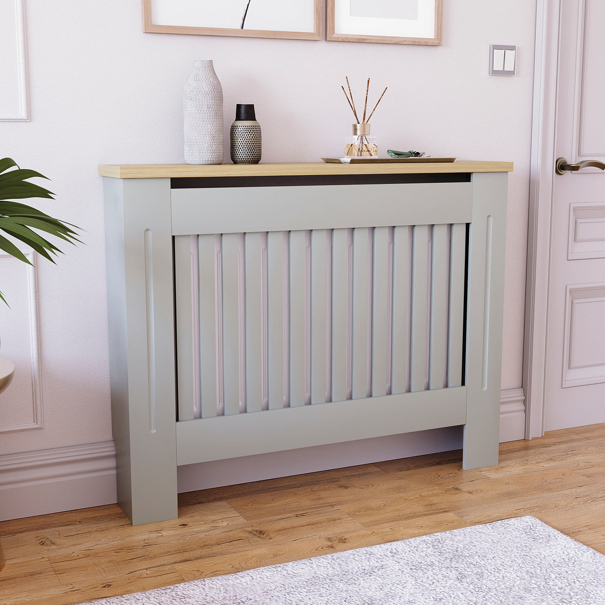 Arlington Radiator Cover - Grey, Medium