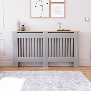 Arlington Radiator Cover - Grey, Large