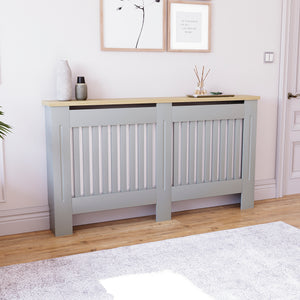 Arlington Radiator Cover - Grey, Large