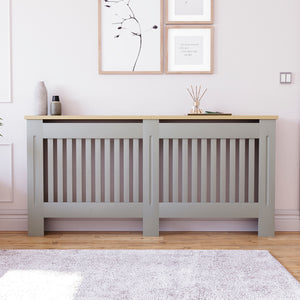 Arlington Radiator Cover - Grey, Extra Large