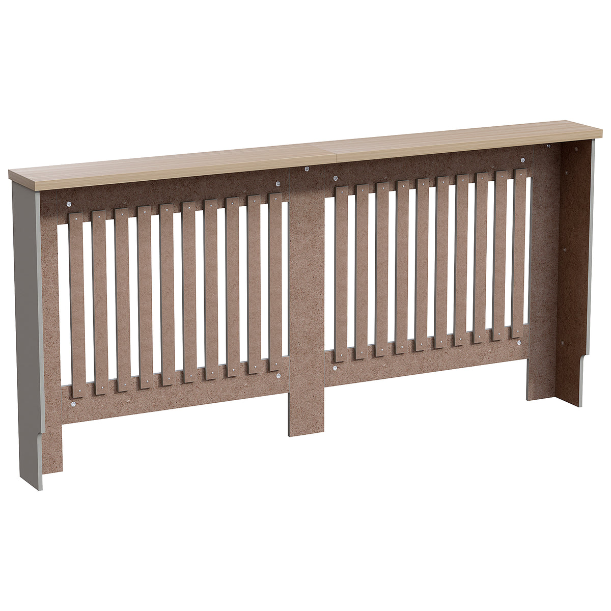 Arlington Radiator Cover - Grey, Extra Large