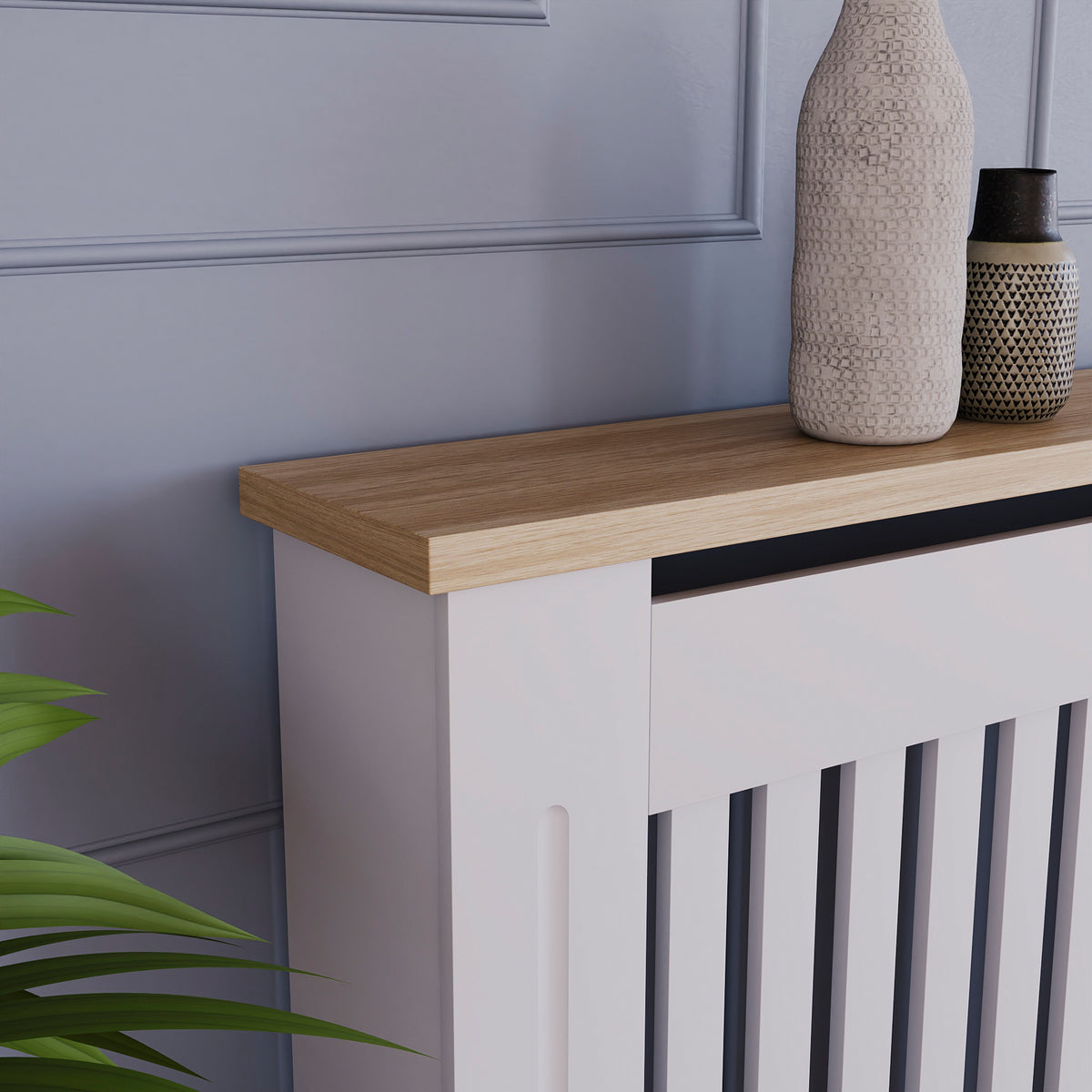 Arlington Radiator Cover - White, Large