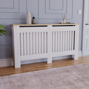 Arlington Radiator Cover - White, Large