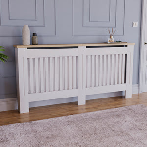 Arlington Radiator Cover - White, Extra Large