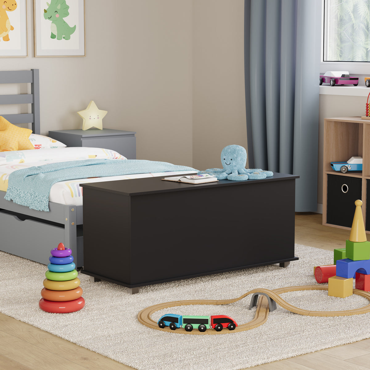 Leon Toy Box, Black