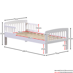 Scorpio Toddler Bed - White