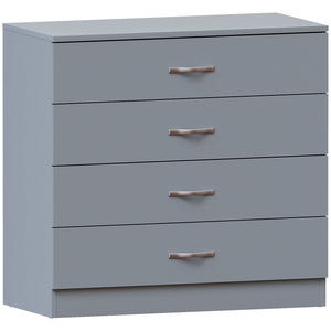 Riano 4 Drawer Chest Grey Bedroom Storage Unit