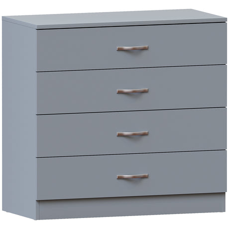 Riano 4 Drawer Chest Grey Bedroom Storage Unit