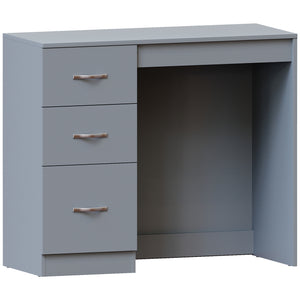 Riano 3-Drawer Dressing Table - Grey
