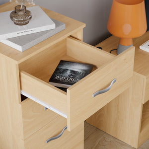 Riano 5 Drawer Narrow Chest Pine Bedroom Storage Unit
