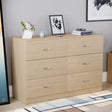 Riano 6 Drawer Chest Pine Bedroom Storage Unit
