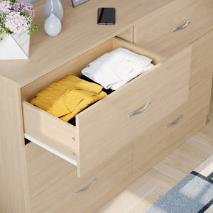 Riano 6 Drawer Chest Pine Bedroom Storage Unit
