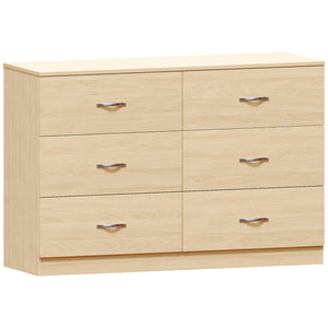 Riano 6 Drawer Chest Pine Bedroom Storage Unit
