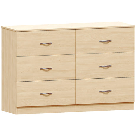 Riano 6 Drawer Chest Pine Bedroom Storage Unit
