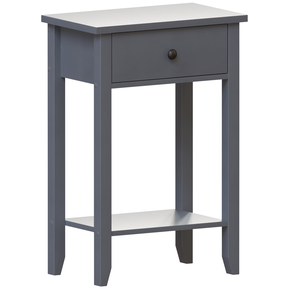 Windsor 1-Drawer Console Table - Grey