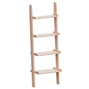 York 4-Tier Ladder Bookcase - Pine