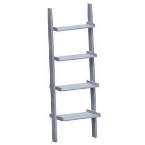 York 4-Tier Ladder Bookcase - Grey