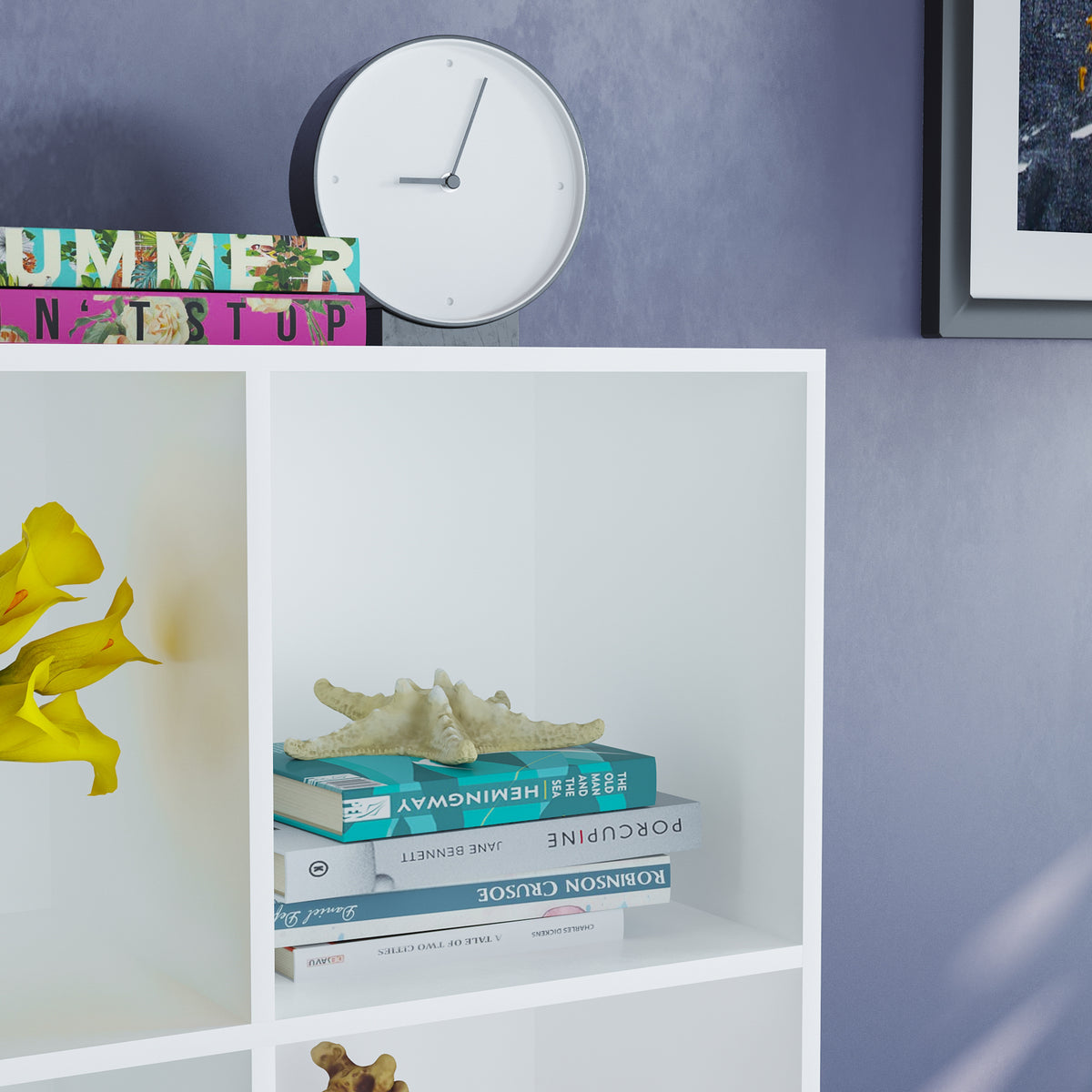 Durham 6-Cube Storage Unit - White
