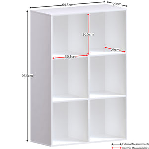 Durham 6-Cube Storage Unit - White
